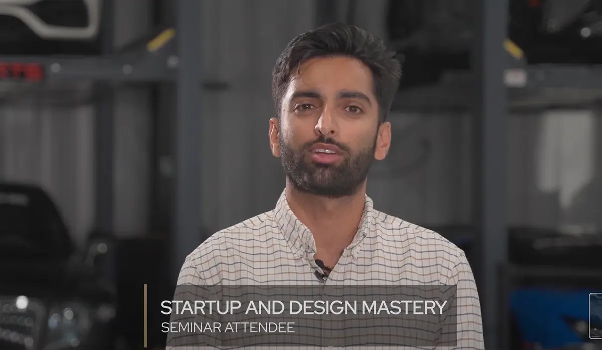 Startup and Design Mastery - testimonial
